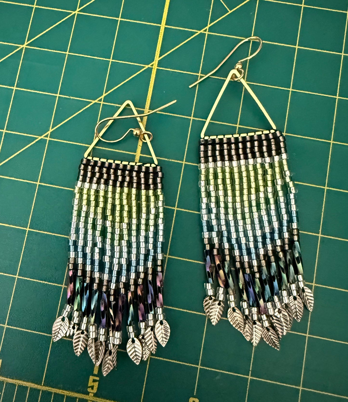 Feather Fringe Earring