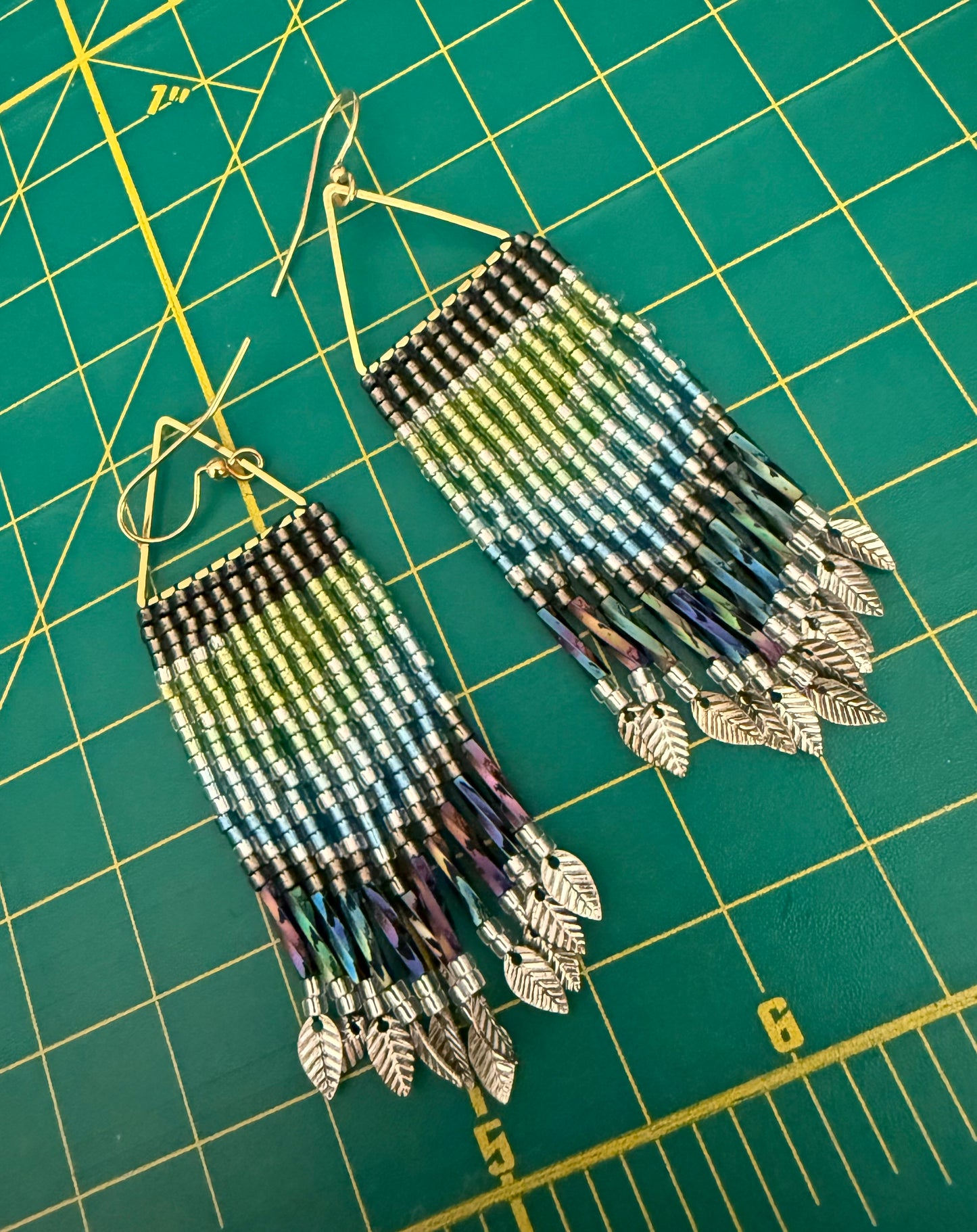 Feather Fringe Earring