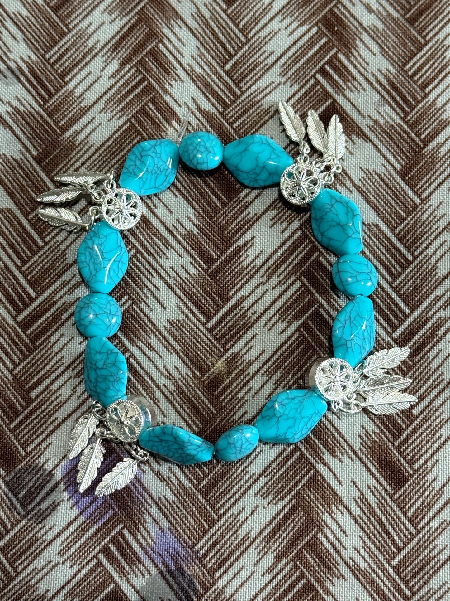 Resin Turquoise Bracelet