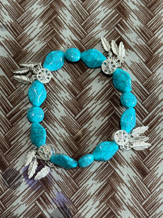 Resin Turquoise Bracelet