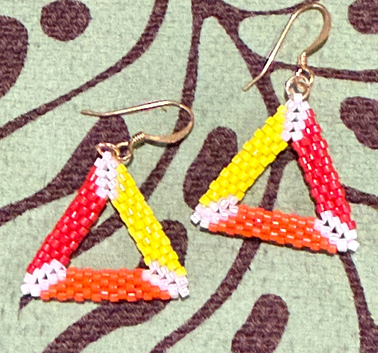 Tri-Triangle Earring