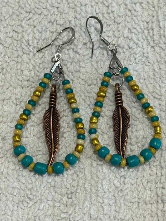 Tear Drop Feather (T3)
